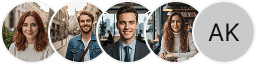 Multiple investor profile avatars on Zare Kapiton trading review block